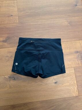 lululemon athletica Black Athletic Running Shorts